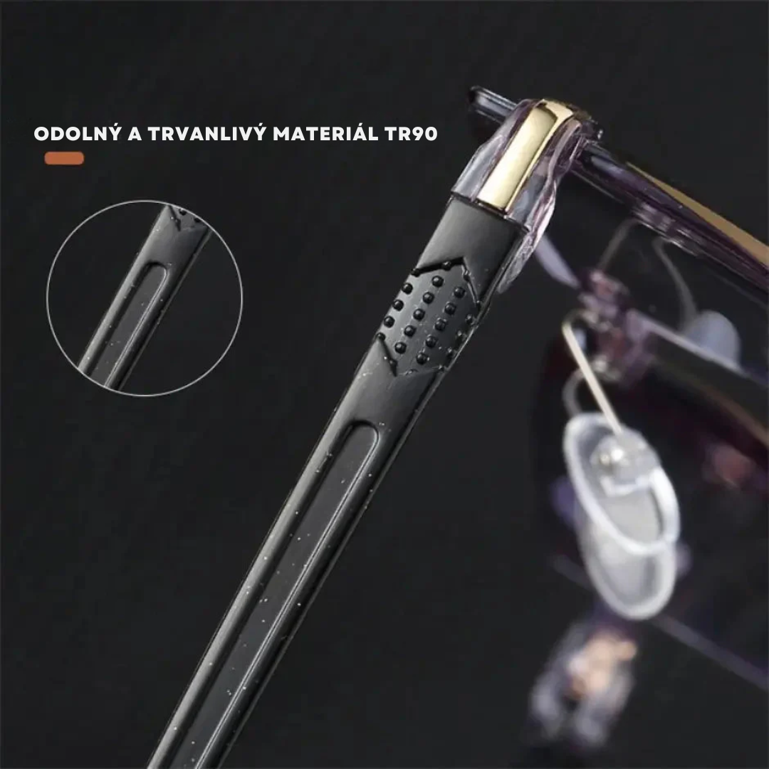 Inteligentné Progresívn Okuliare + kožené puzdro (ackia 1+1 zdarma)