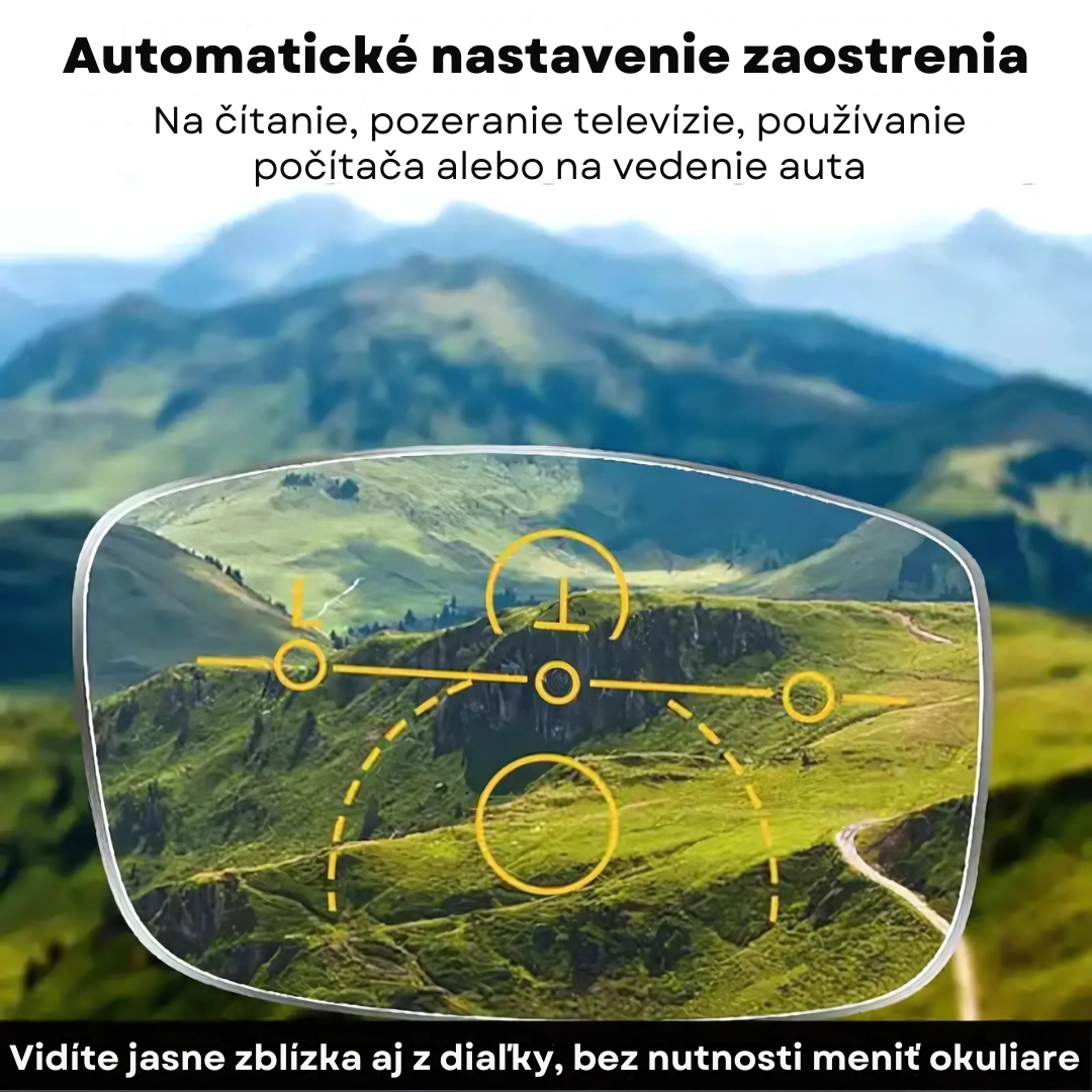 Vision™ Multifokálne Okuliare + kožené puzdro (ackia 1+1 zdarma)