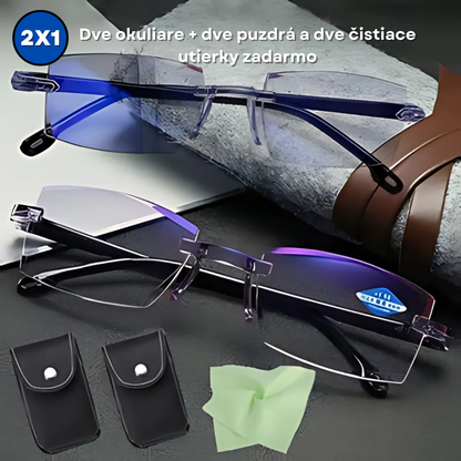 Vision™ Multifokálne Okuliare + kožené puzdro (ackia 1+1 zdarma)